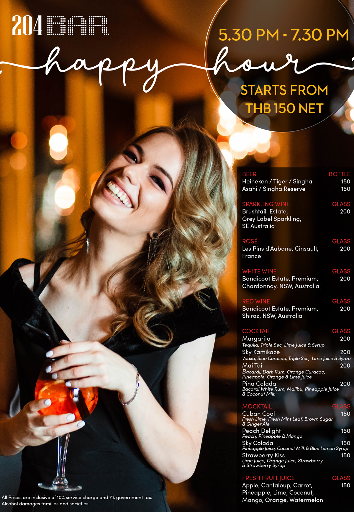 Happy Hour promotion